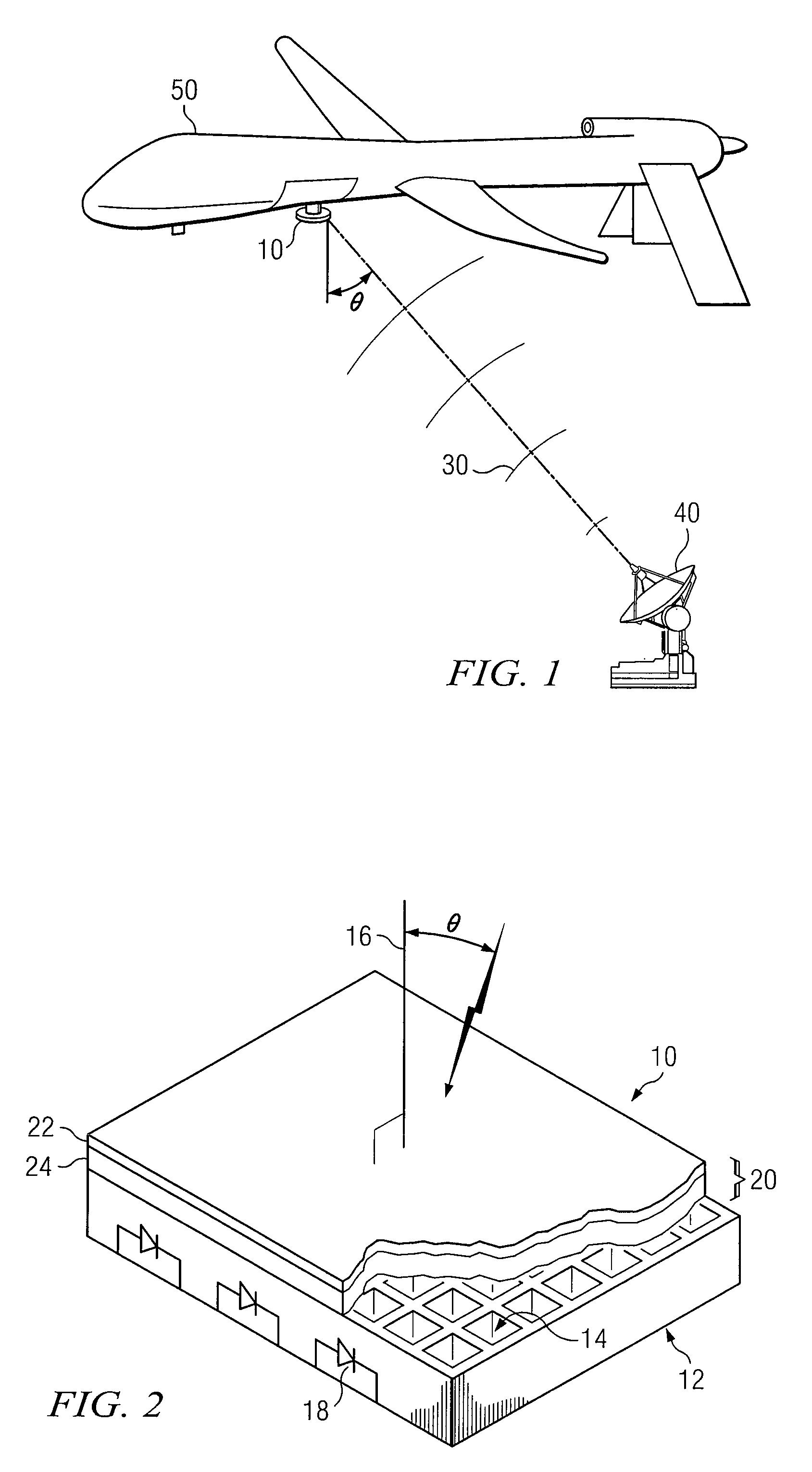 Rectenna cover for a wireless power receptor