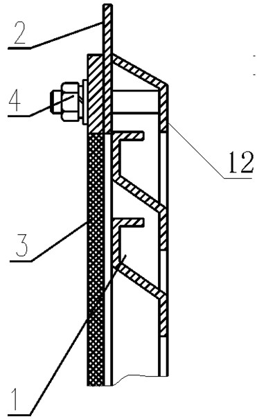 Rain-proof, dust-proof and ventilated heat dissipation device of preassembled substation box