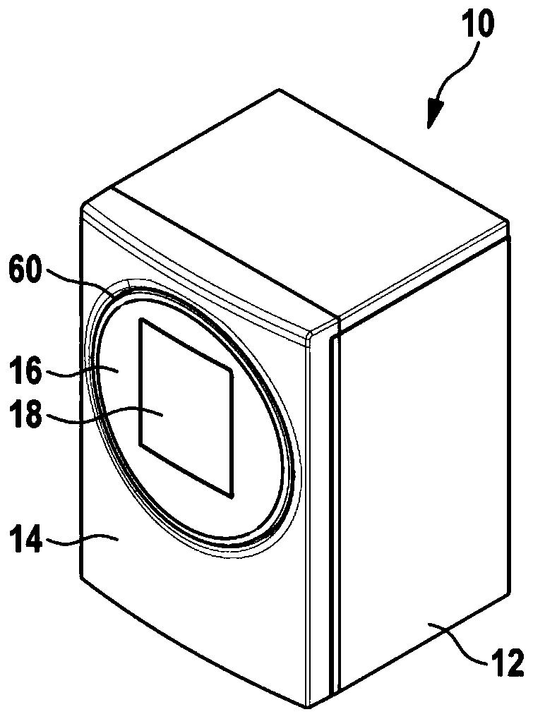 Dosing system for a washing machine, door for a washing machine and washing machine