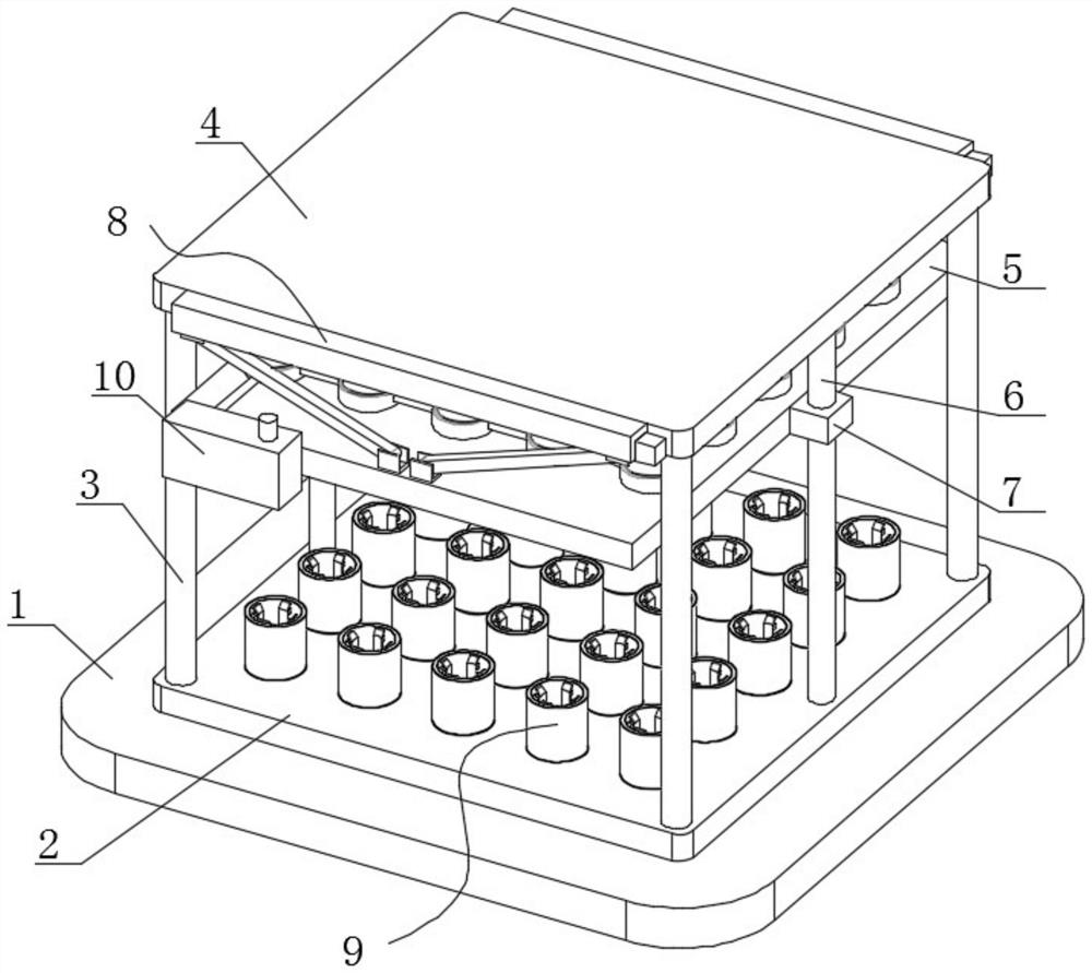 Gas cylinder container with anti-collision function and using method