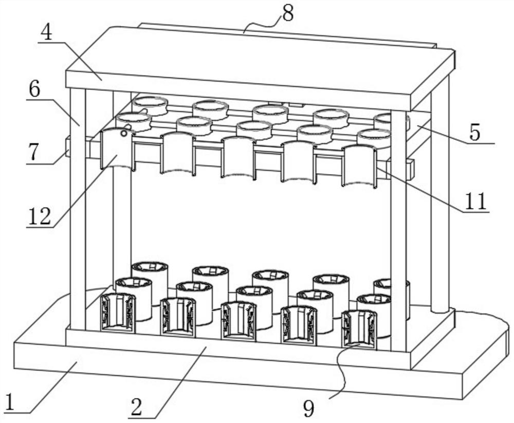 Gas cylinder container with anti-collision function and using method