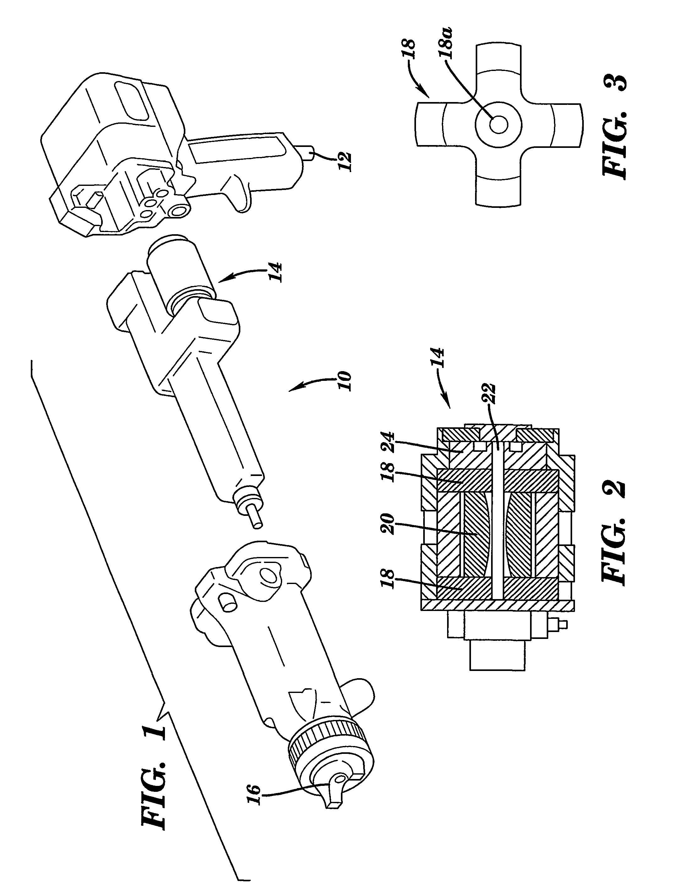 Solvent resistant bearings for self-generating electrostatic spray gun