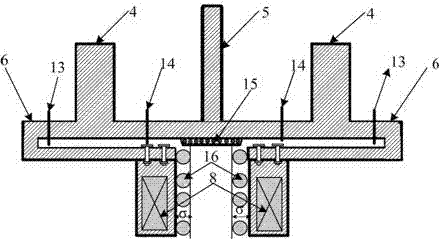 Mechanical coupling type magnetic suspension wind turbine generator yaw system