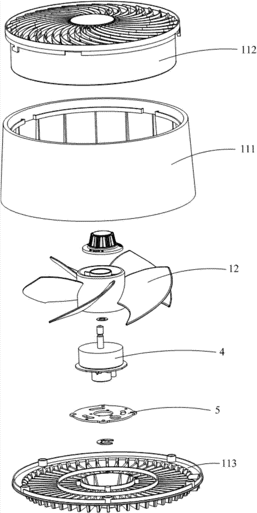 Fan head assembly and fan