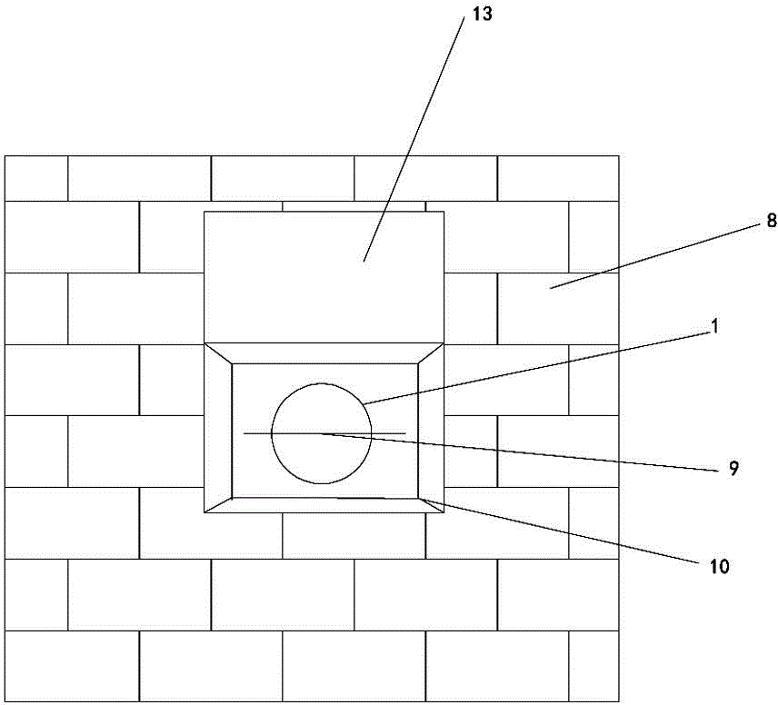 Integral greening system of external building wall