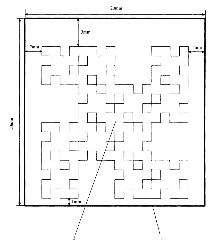 Photo strip-gap ceramics Kontol fractal micro-strip antenna for radio frequency identification system