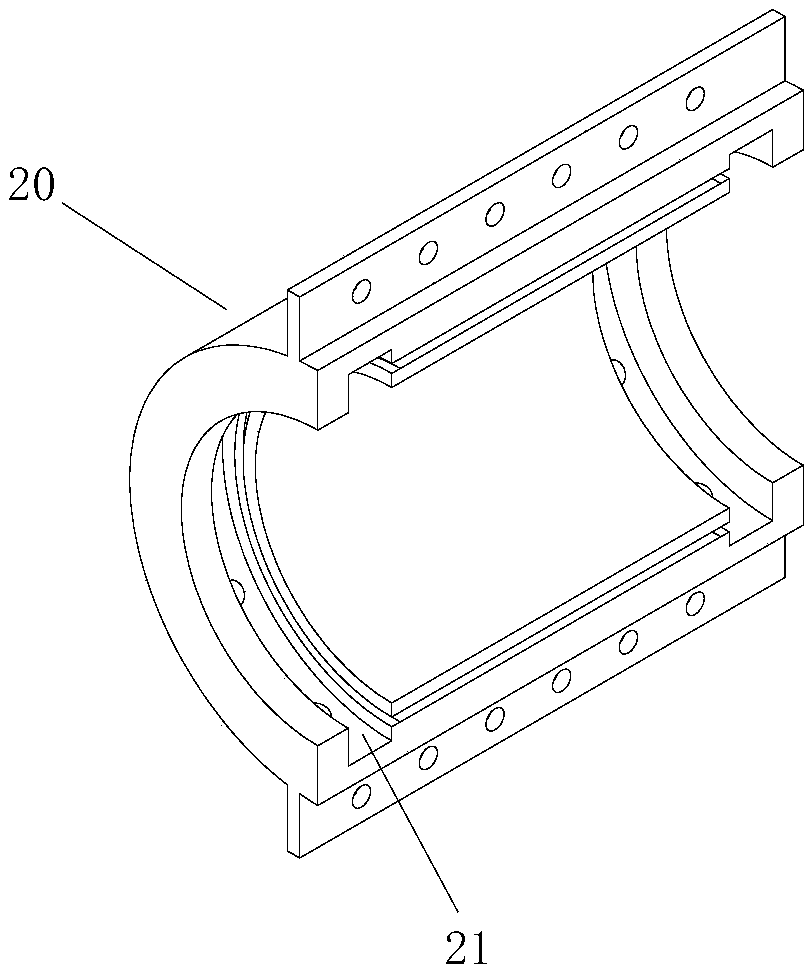 Variable-diameter pipeline sealing clamp and pipeline maintenance method