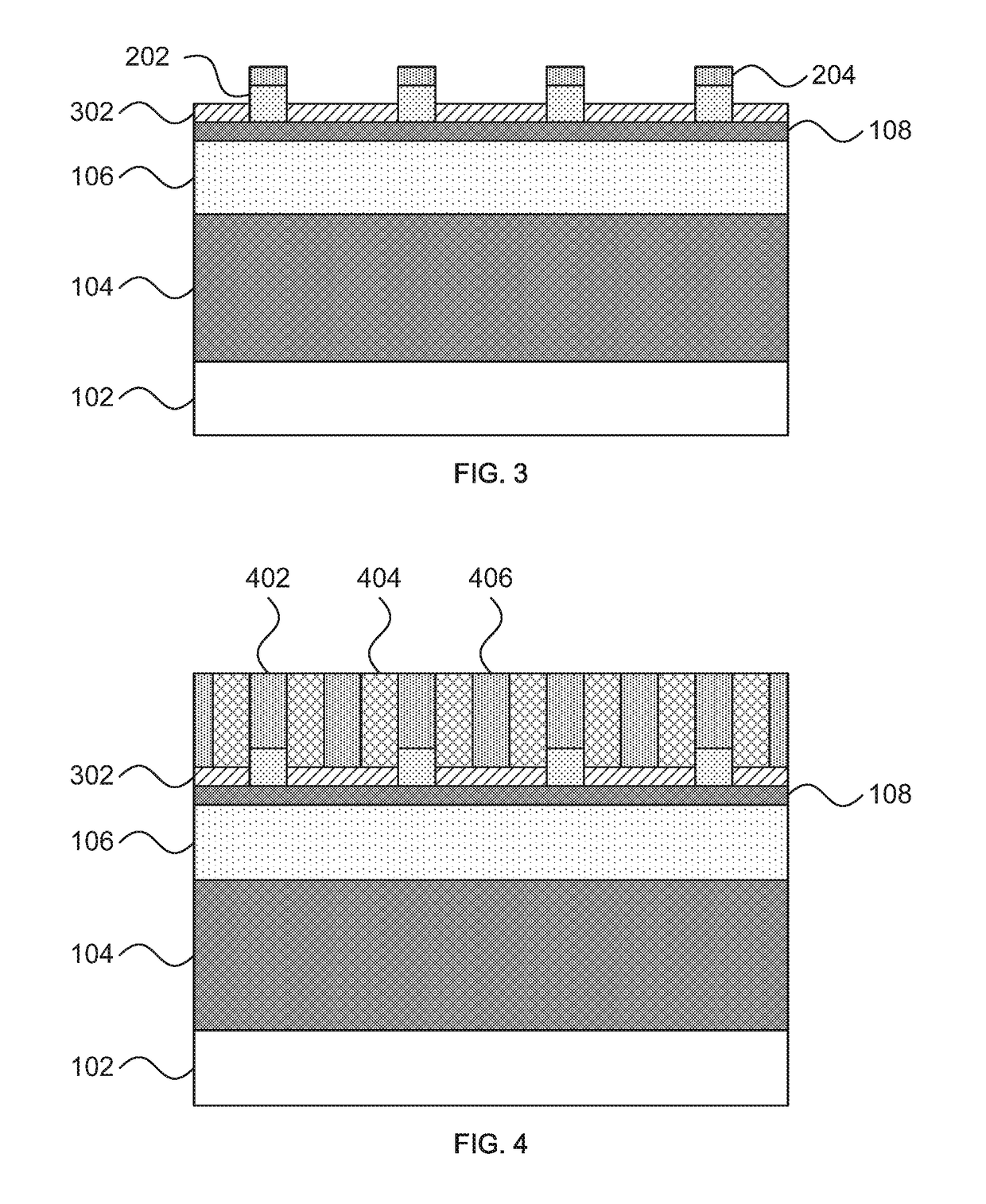 Alternating hardmasks for tight-pitch line formation