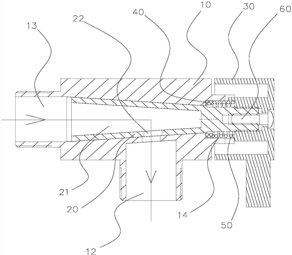 Angle valve long in service life