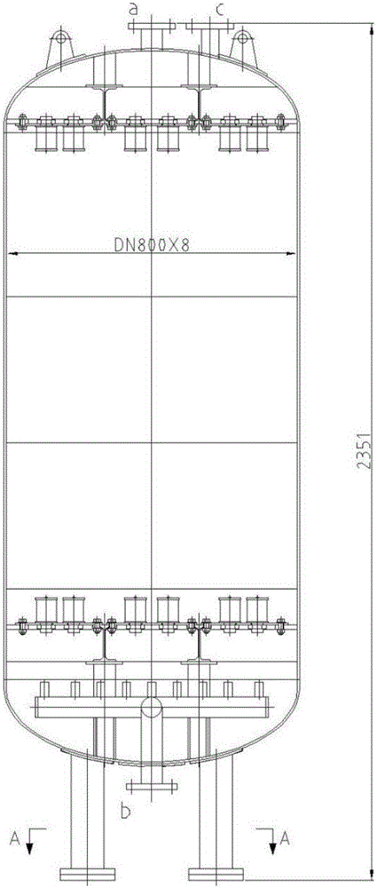 Microfiltration membrane oil filed sewage processing device and processing method