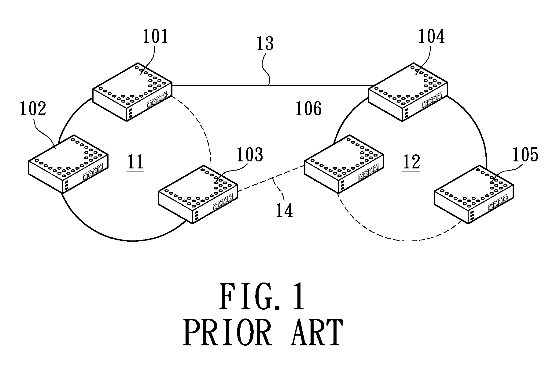 Expandable network system and redundant method for the same