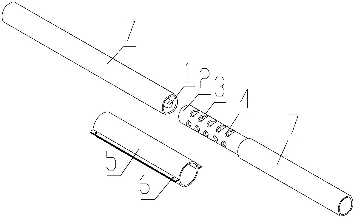 A composite material truss connection node