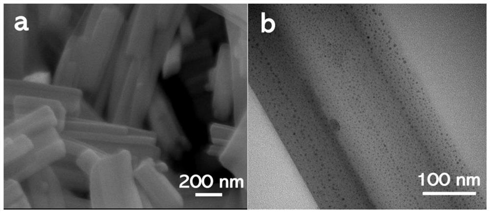 CuO-coated Cu-BTC composite electrode with rod-shaped structure and preparation method thereof