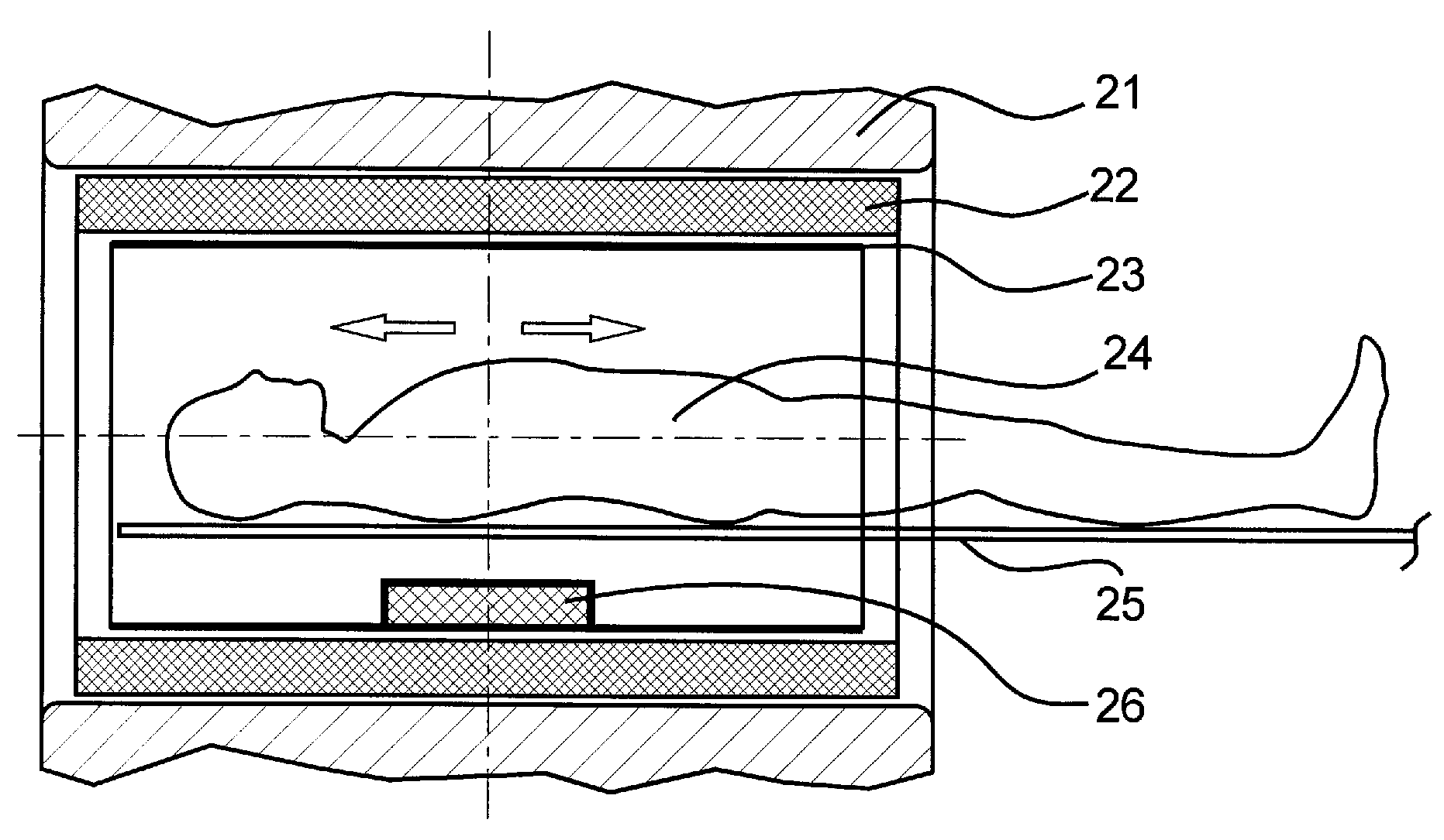 Magnetic resonance imaging apparatus for scanning the spine