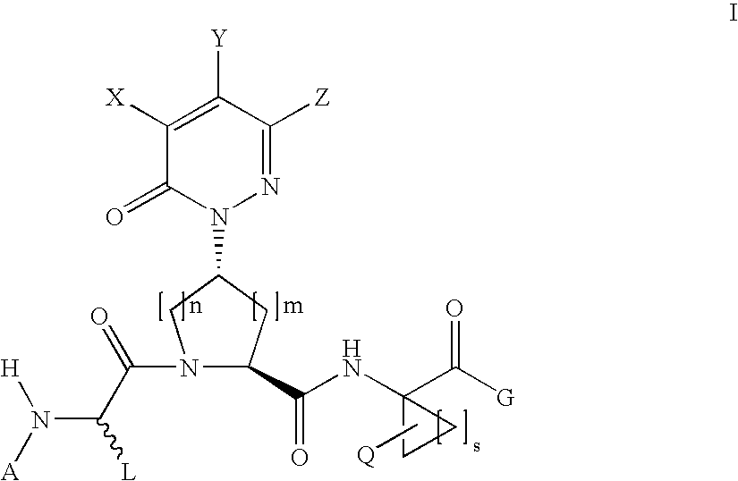 Acyclic, pyridazinone-derived hepatitis c serine protease inhibitors