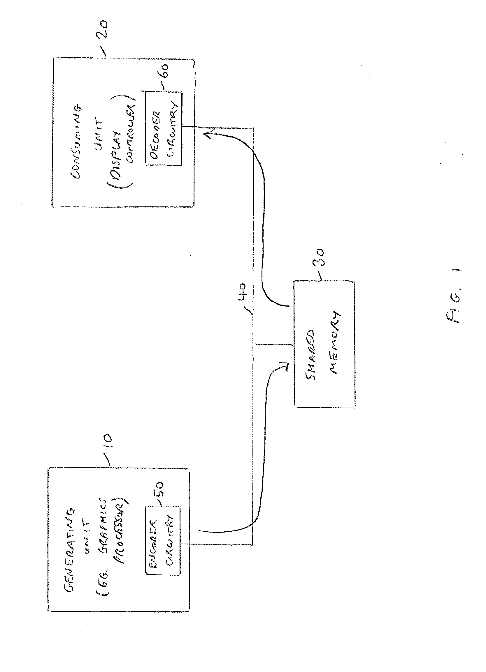 Image processing apparatus and a method of storing encoded data blocks generated by such an image processing apparatus