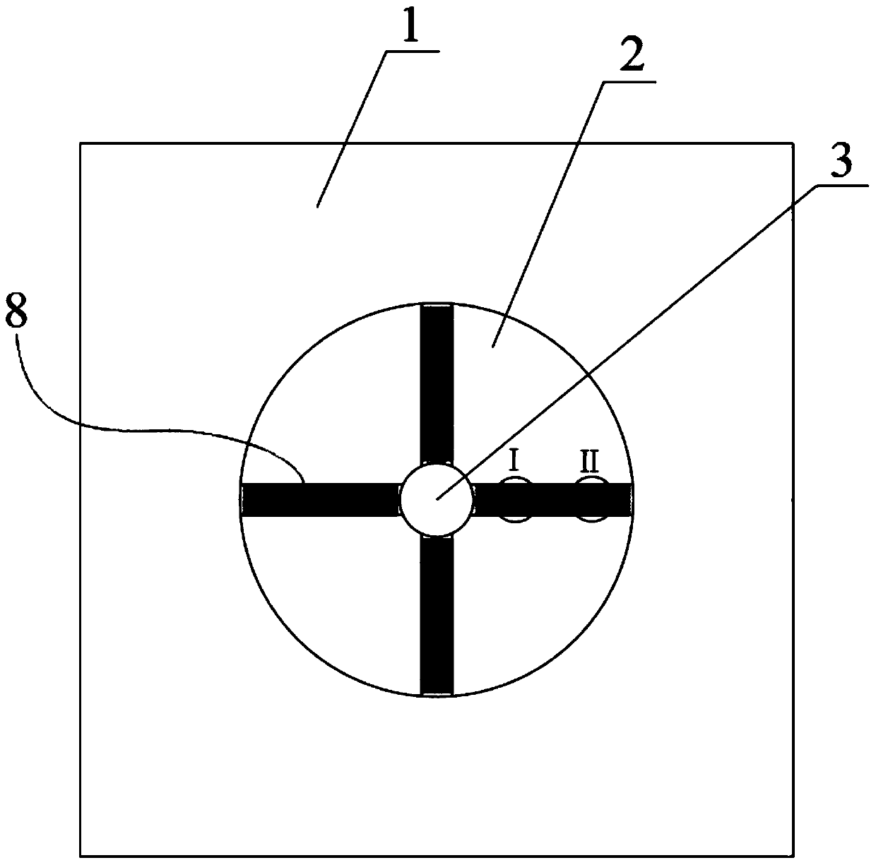 Mine tray for prejudging magnitude of anchoring force on basis of surface deformation and monitoring method