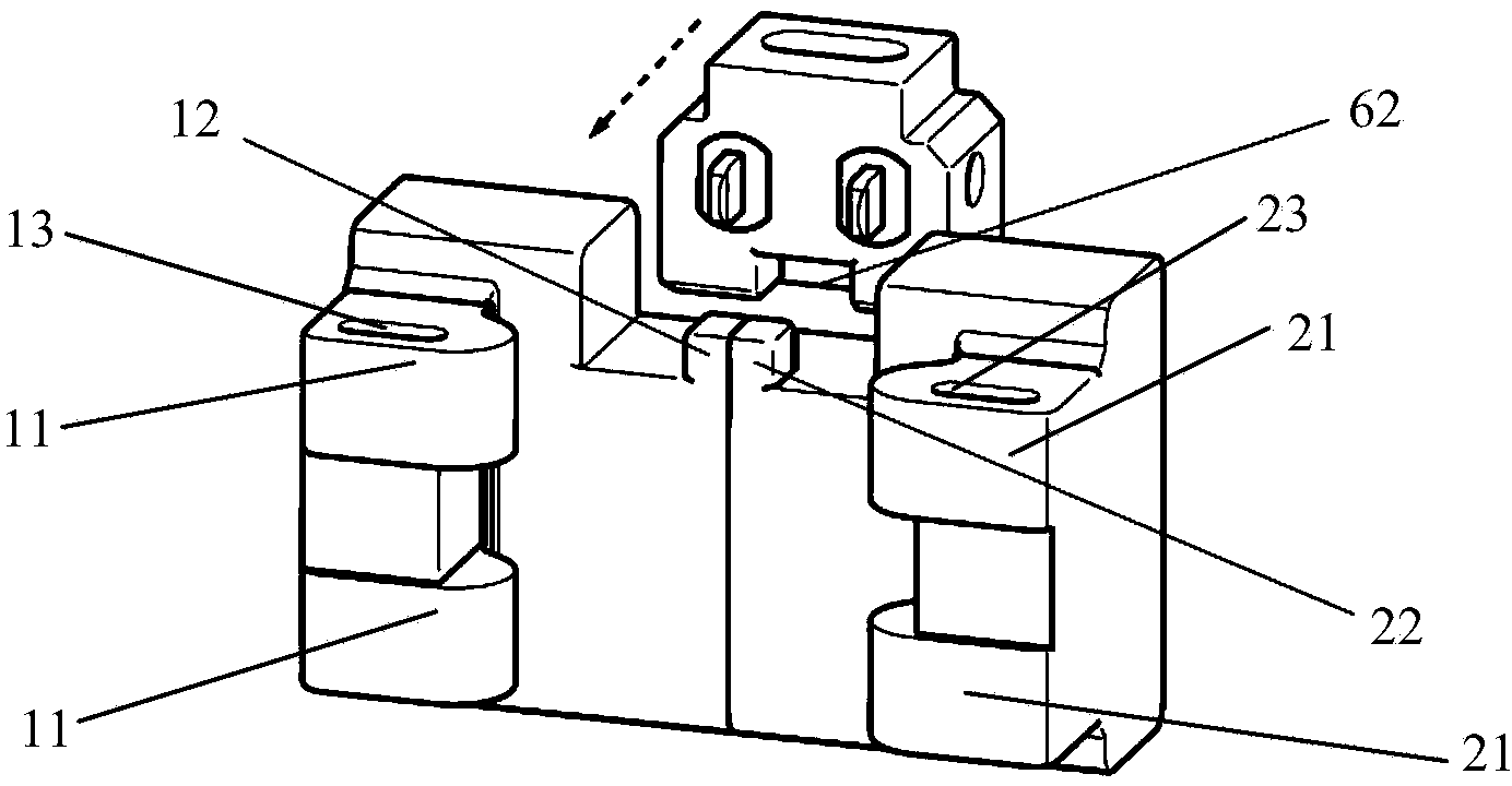 Movable type accessory fixing device applied to medical crane