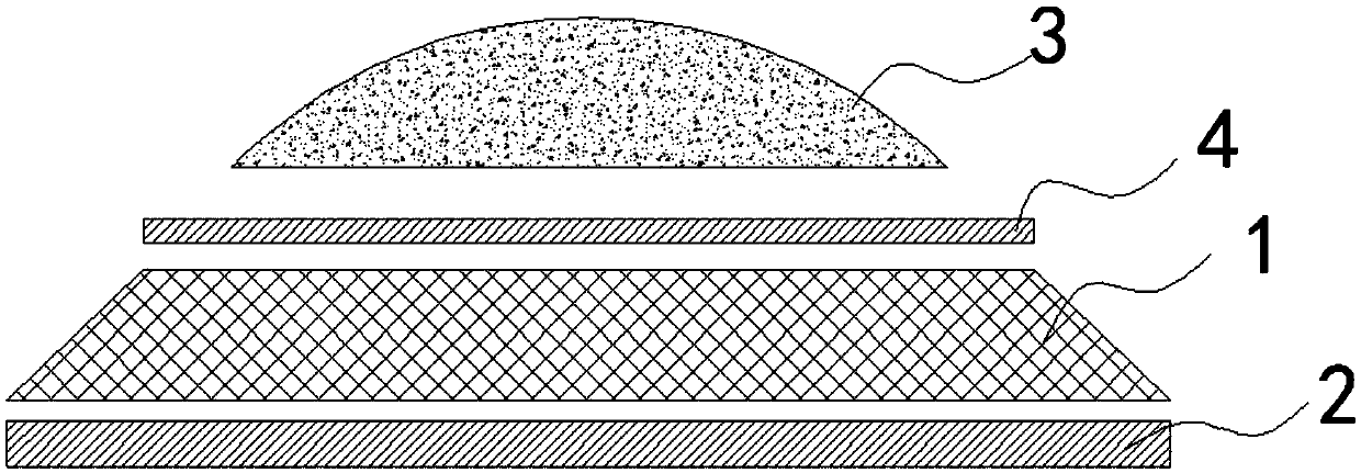 Water-spraying and dust-falling deceleration strip system