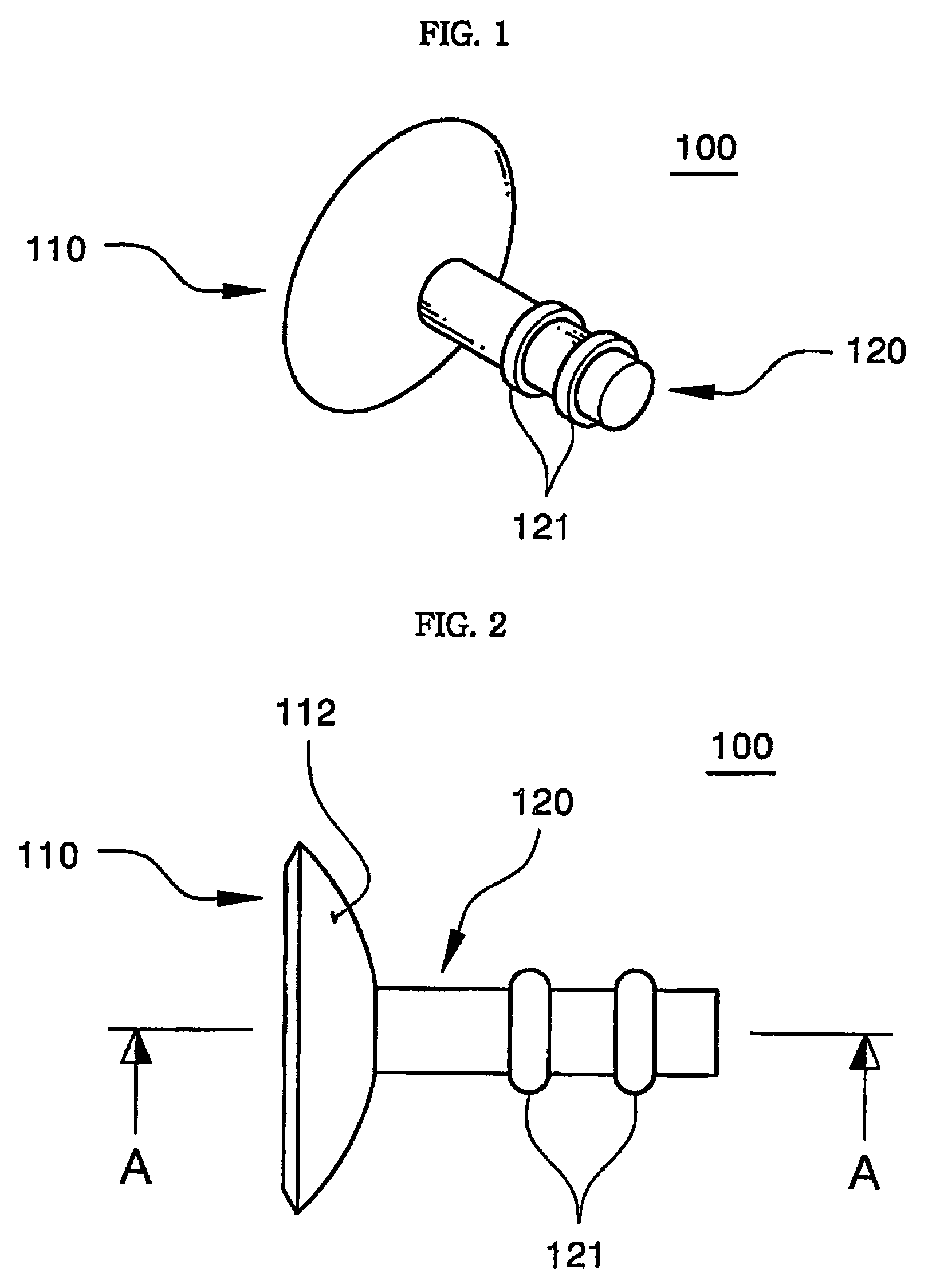 Sucker with an annular projection on adhesion surface and adhesion arrow having the sucker