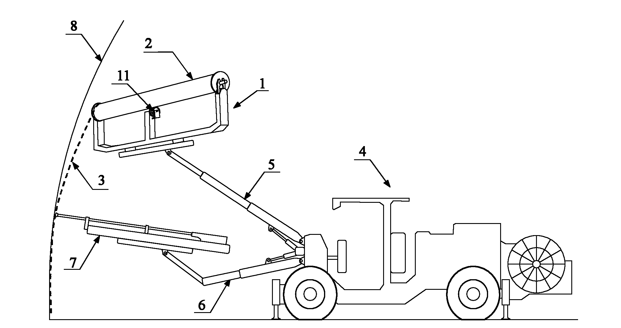 Flexible metal net bracket, paving device and paving method