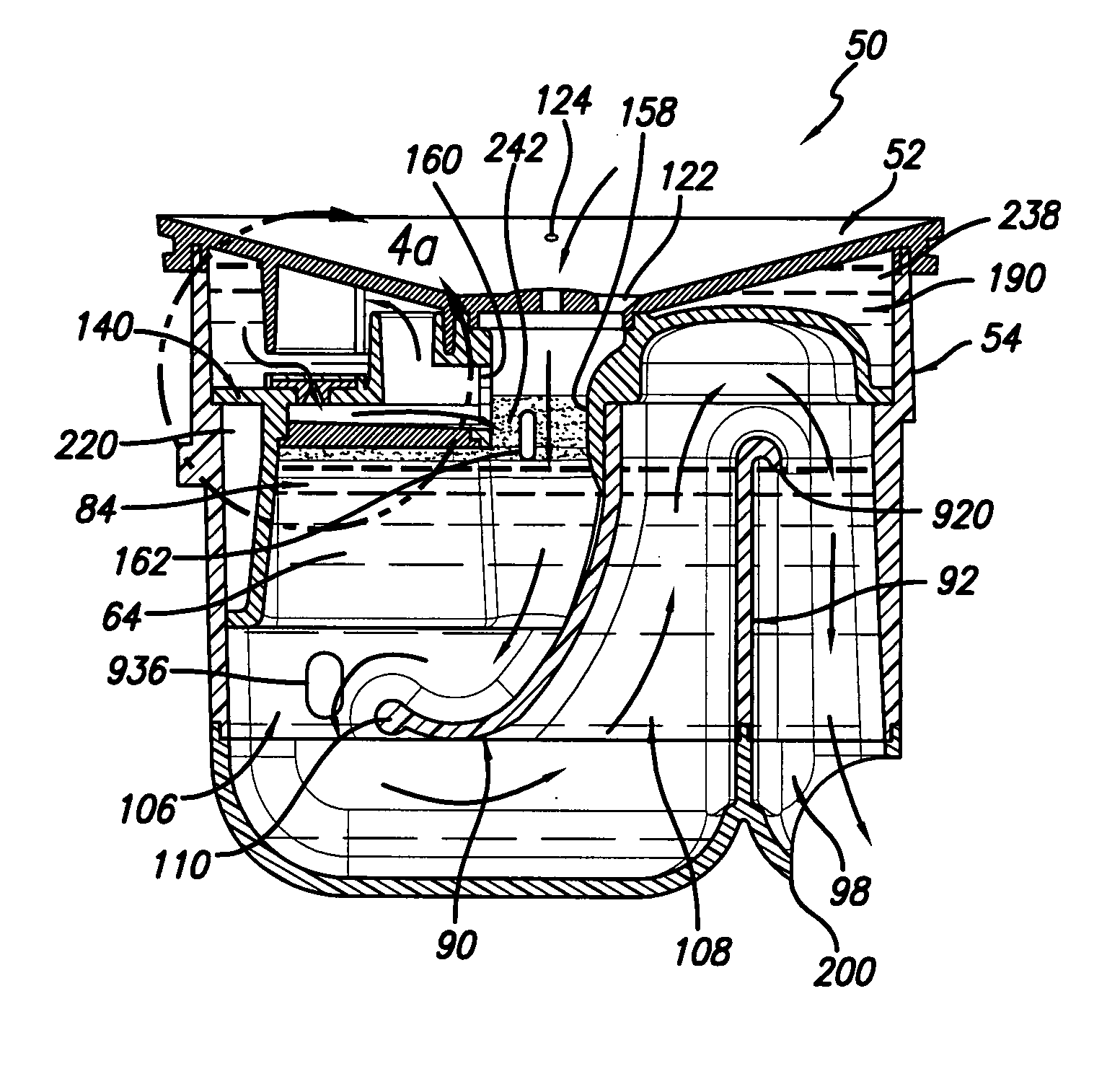 Urinal cartridge with improved performance