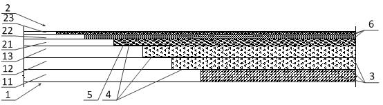 Municipal road reconstruction engineering asphalt pavement lap joint construction method and lap joint structure