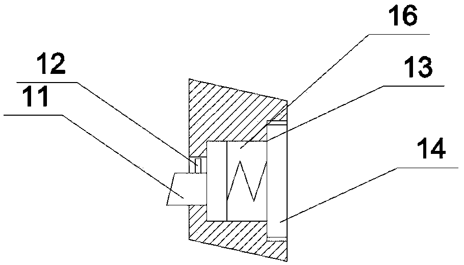 Discharging device for preventing cylindrical materials from being blocked