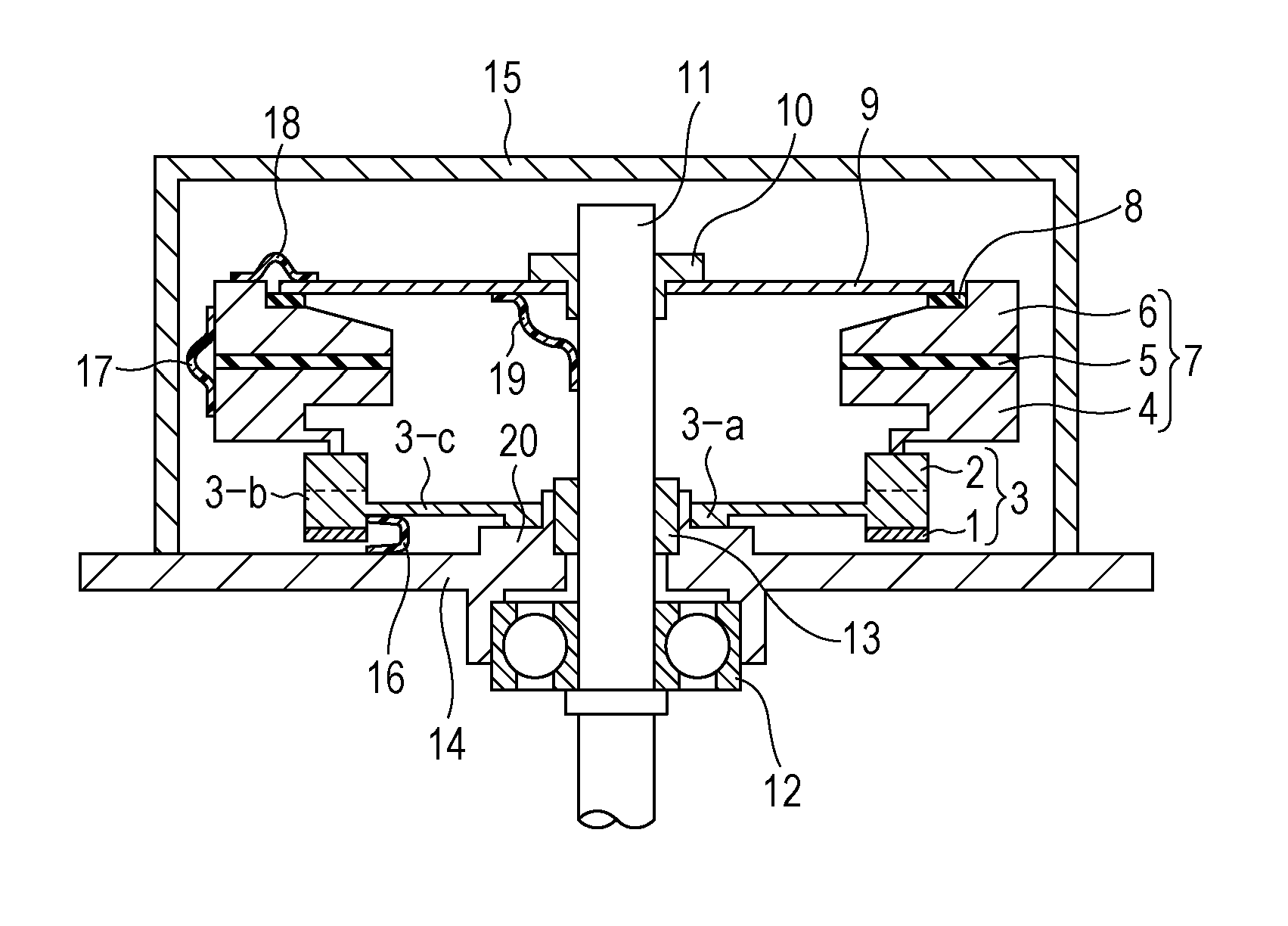 Oscillatory wave motor