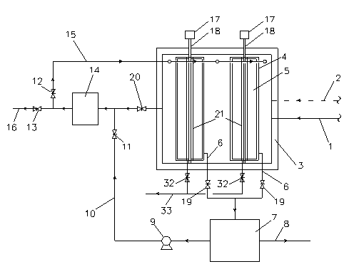 Process, device and system for biological treatment for internal reflux sewage by magnetic-loading magnetic sludge