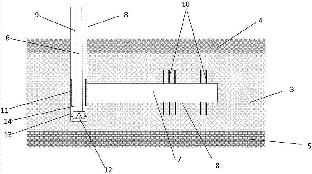 Natural gas hydrate parallel horizontal well hot-water-injection mining method