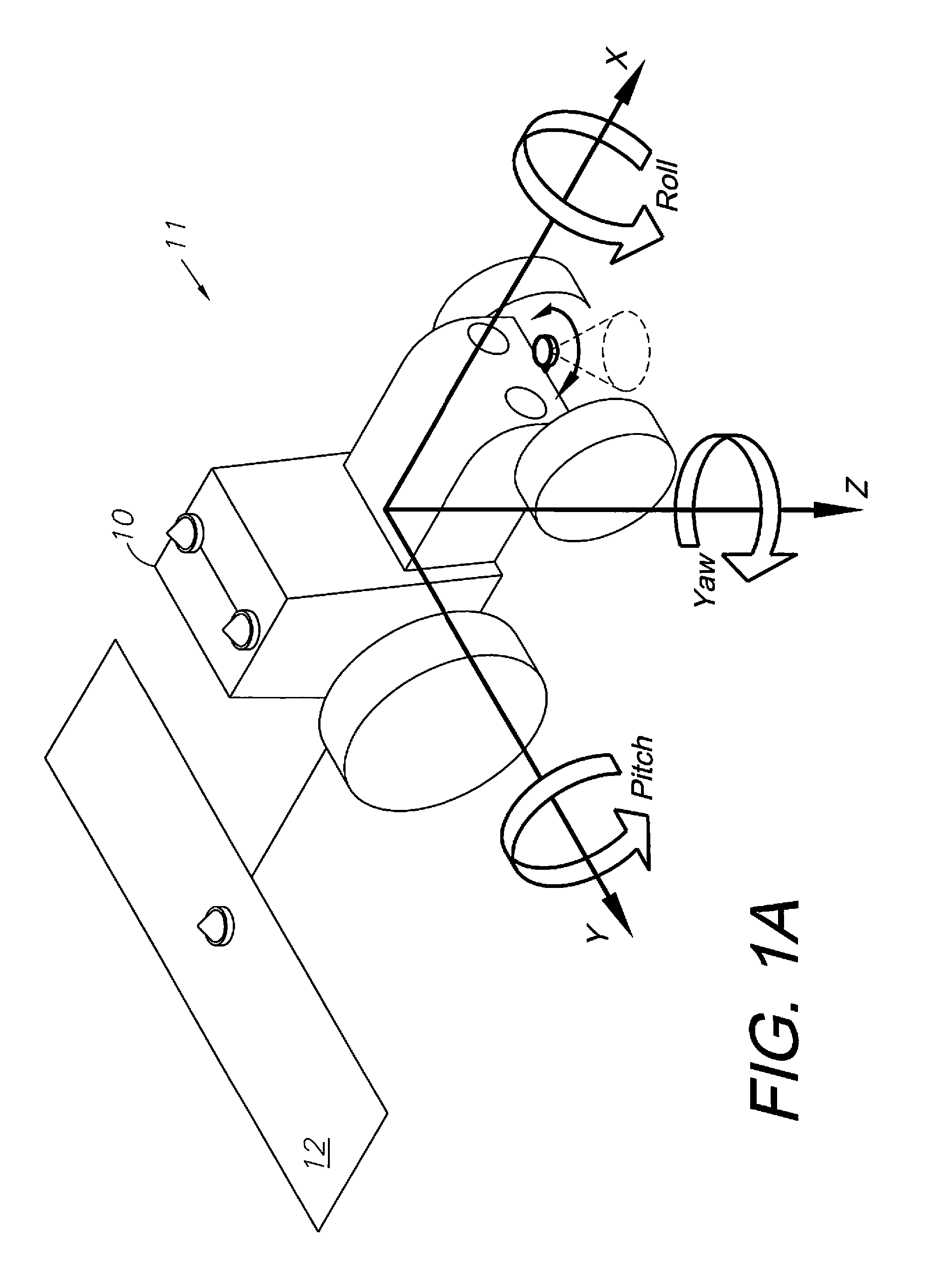 Optical tracking vehicle control system and method