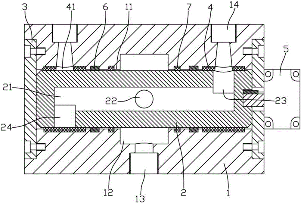 Reversing valve used for conveying silica gel mill base