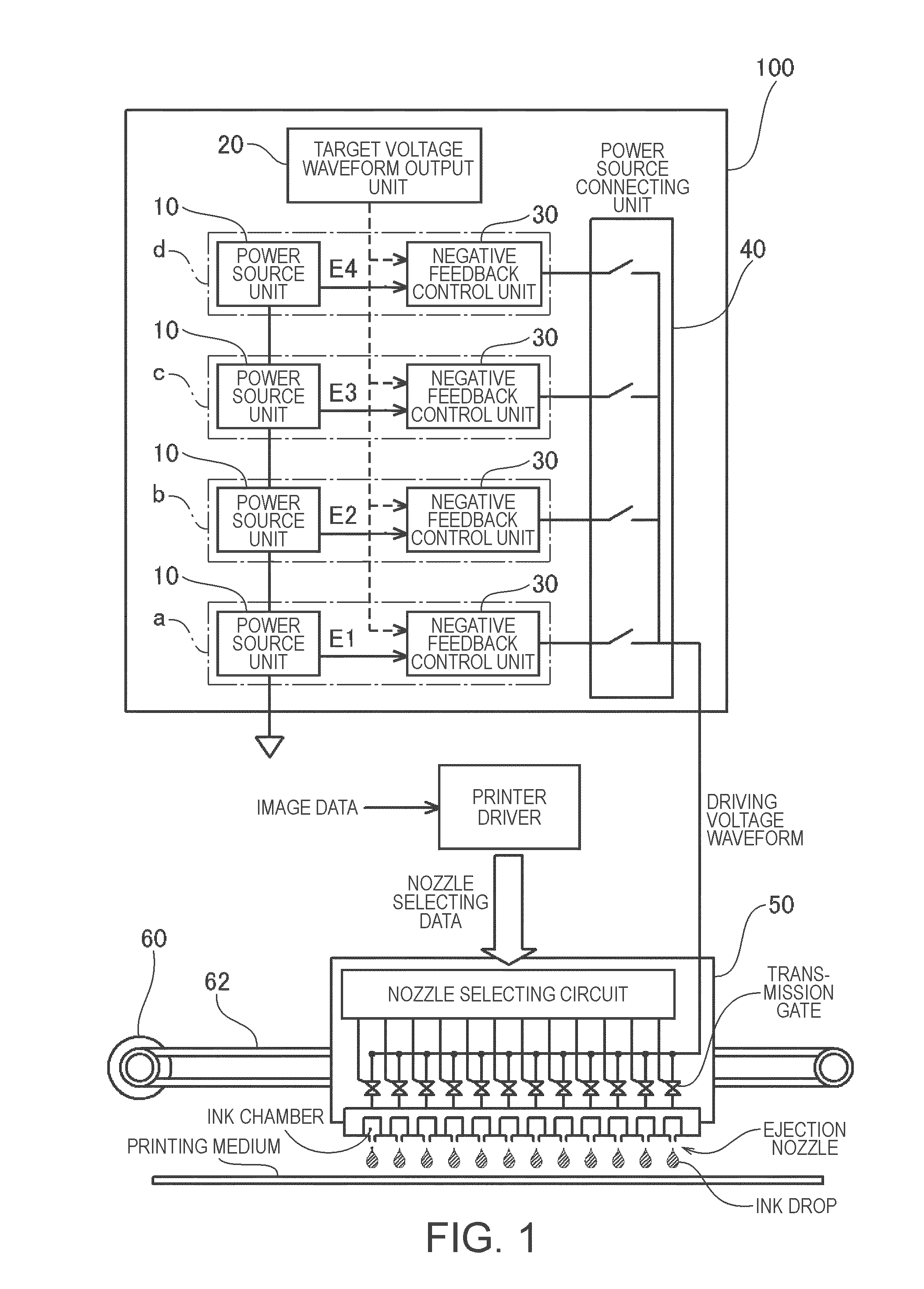 Driving circuit for fluid jet head, driving method for fluid jet head, and fluid jet printing apparatus