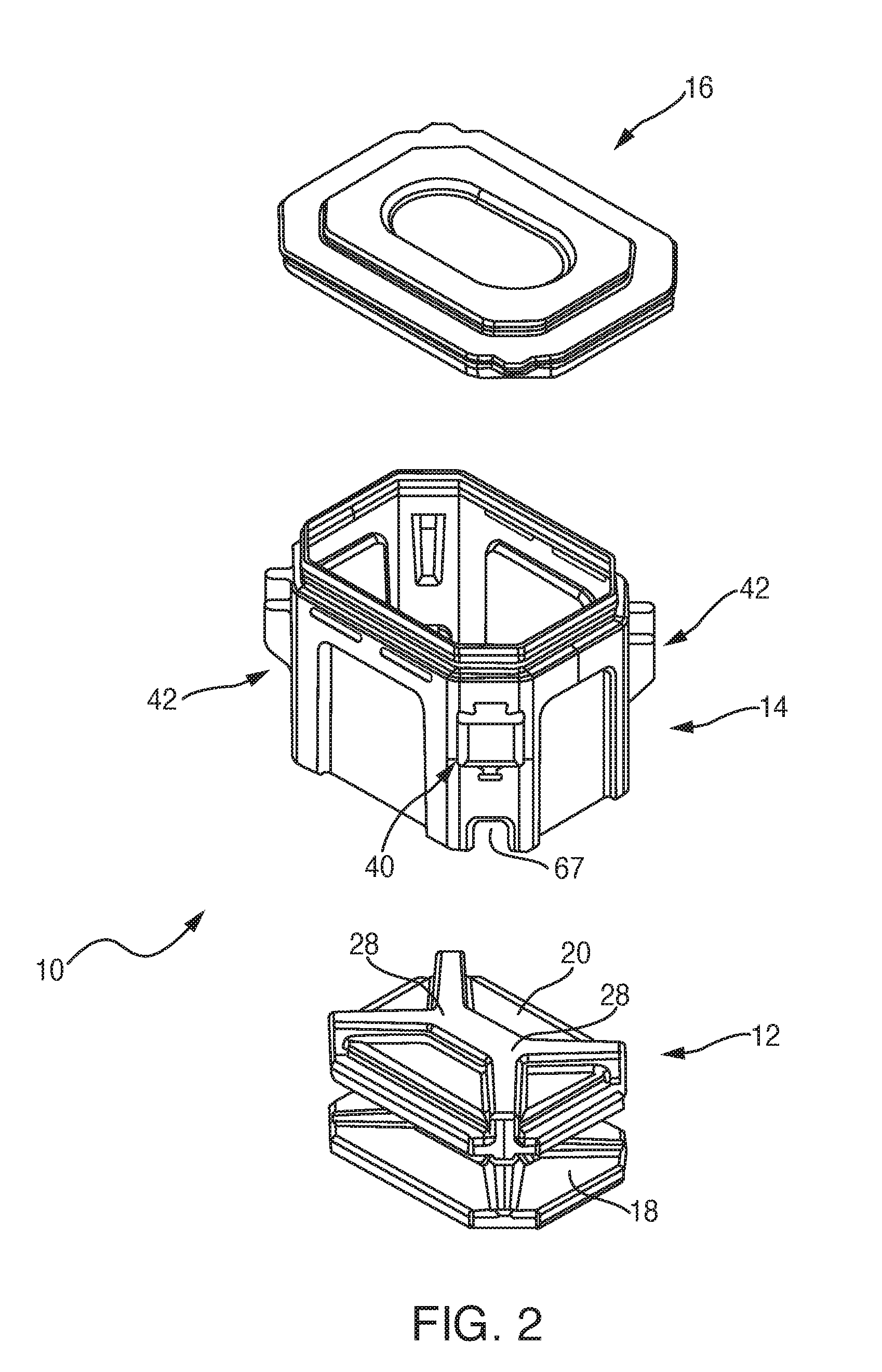 Container system with interlock