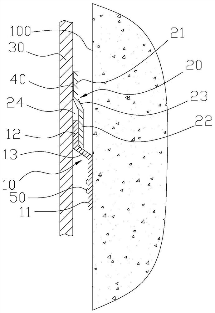 Keel assembly and wall surface assembly