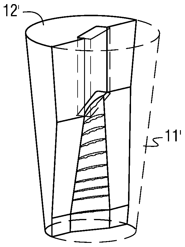 High speed extrusion forming mold of blade