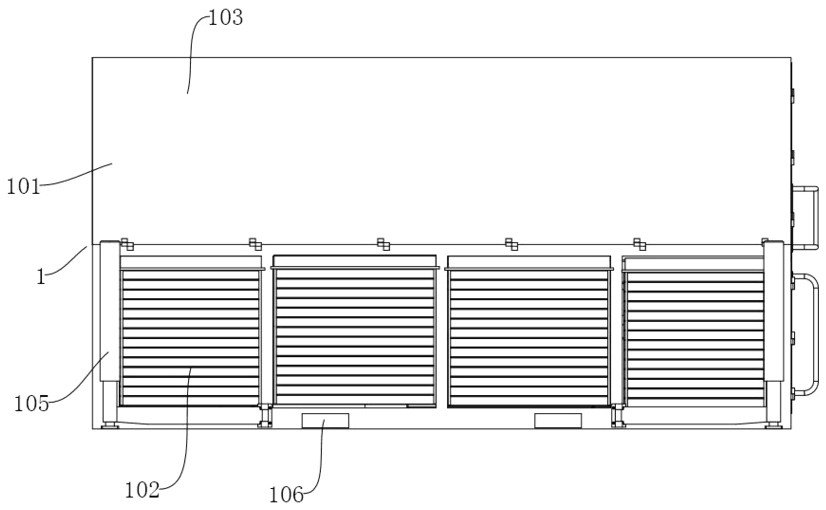 Container type mooring firefighting fire-extinguishing rescue equipment and method