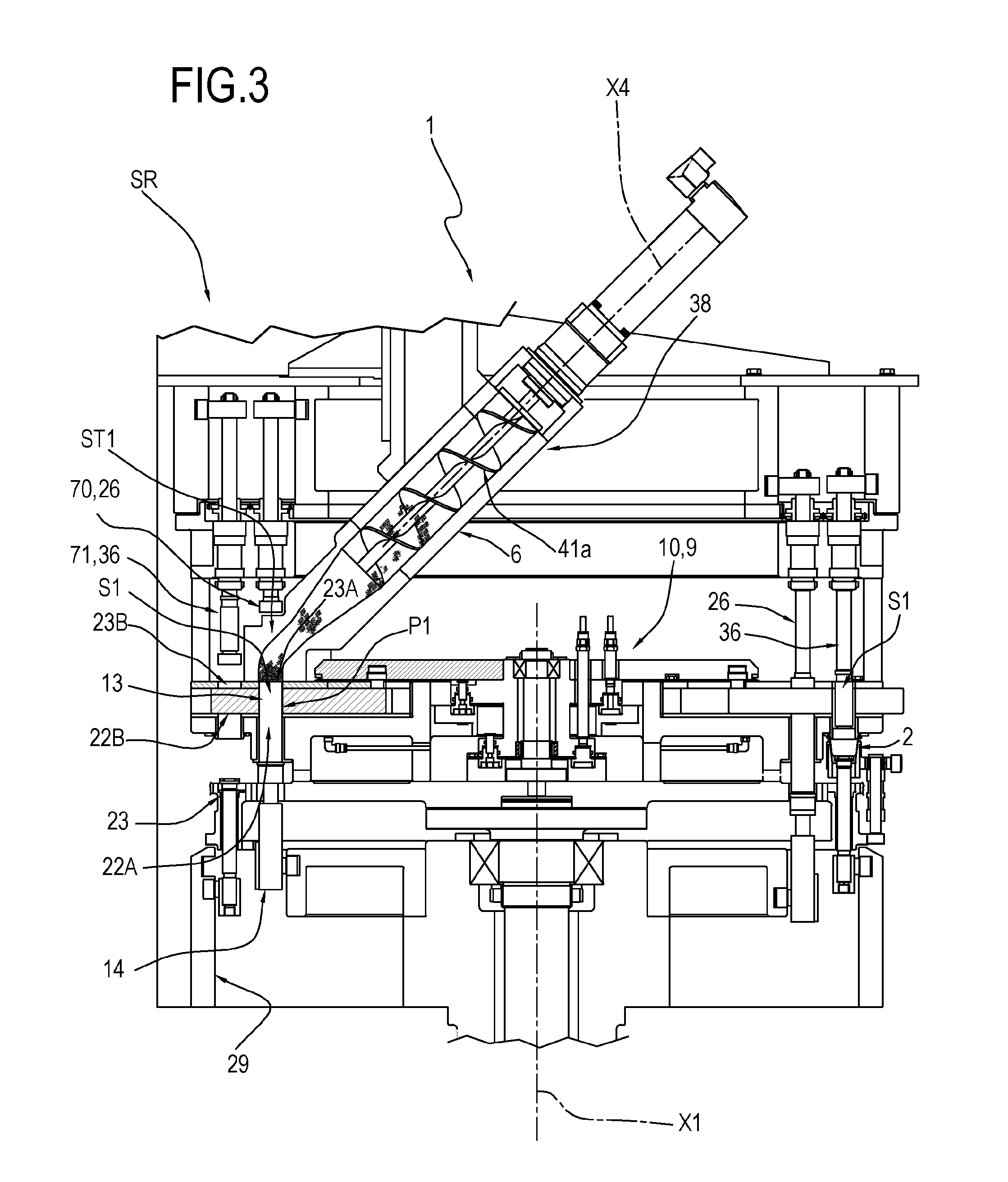 Unit and method for releasing product for extraction or infusion beverages in containers forming single-use capsules or pods