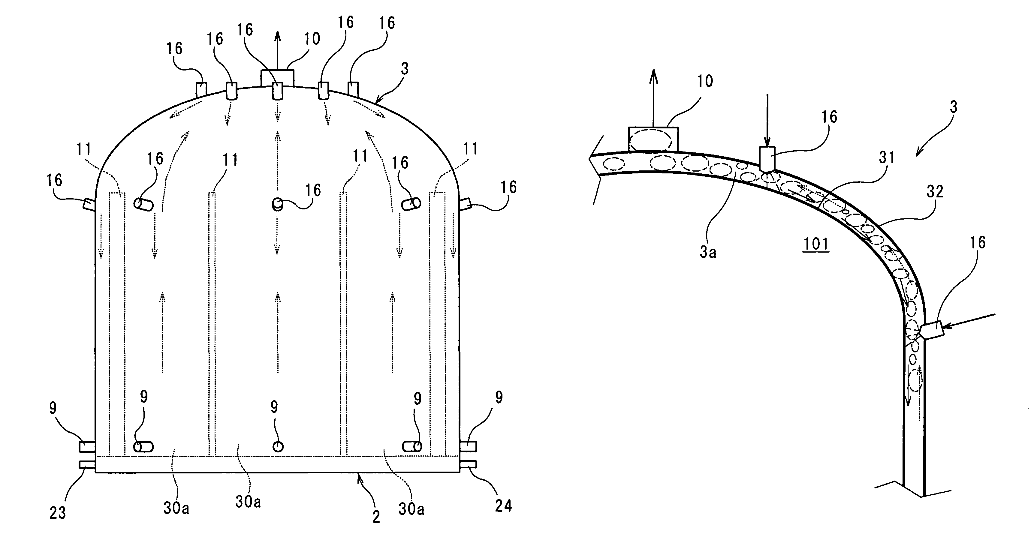 Apparatus for producing polycrystalline silicon