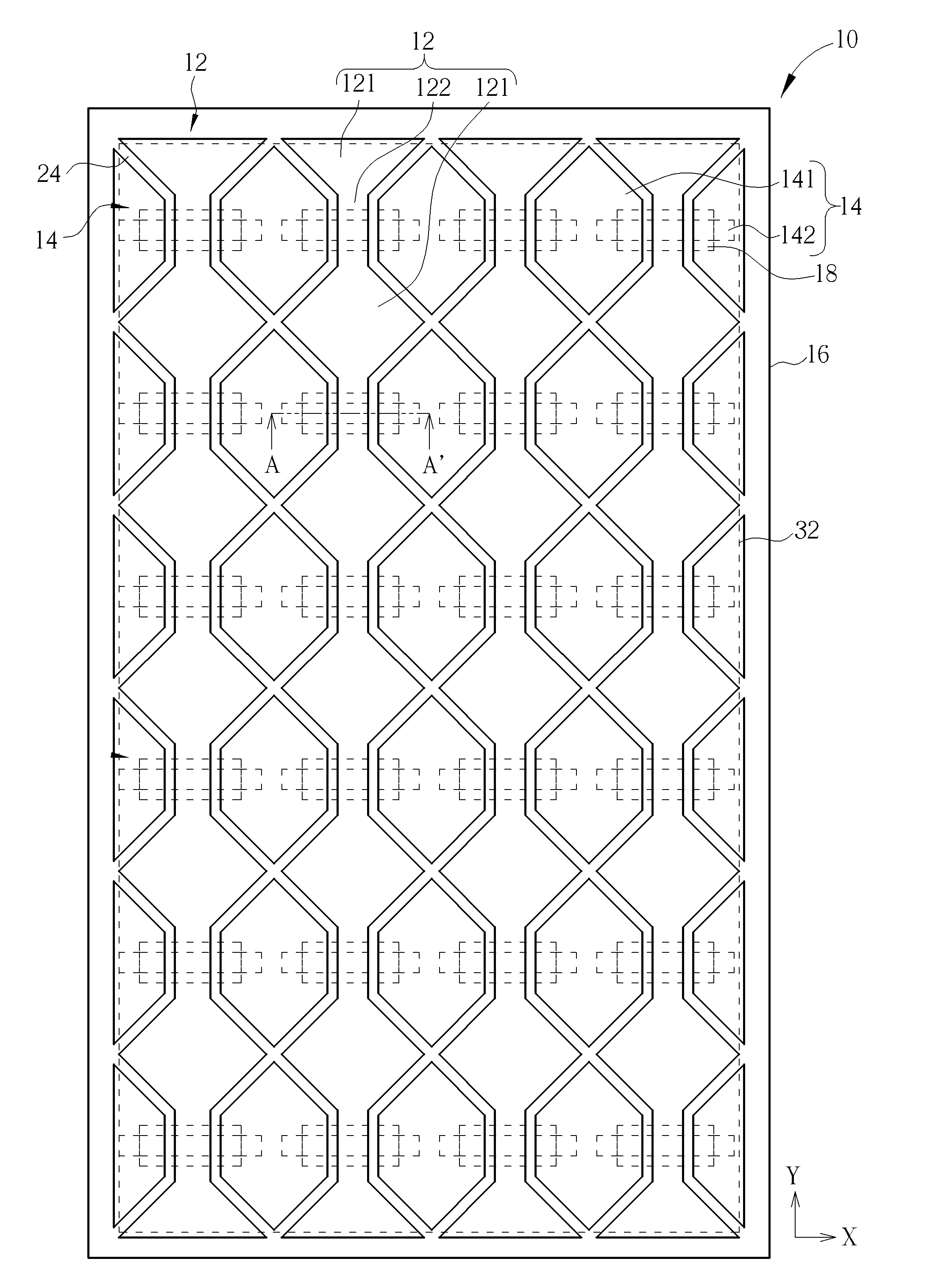 Capacitive touch panel and fabrication method thereof