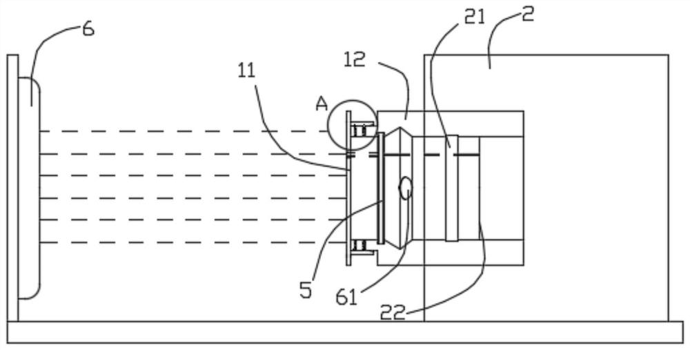 Light source stroboscopic detection system and method based on machine vision detection