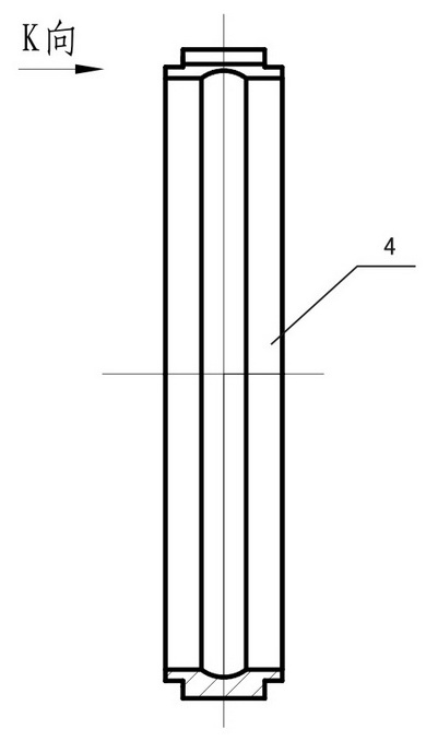 Method for assembling outer ring axial broken thin-wall bearing