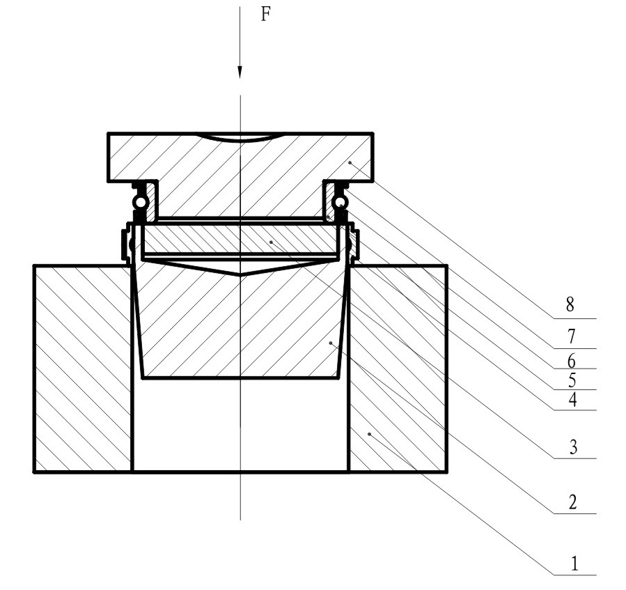 Method for assembling outer ring axial broken thin-wall bearing