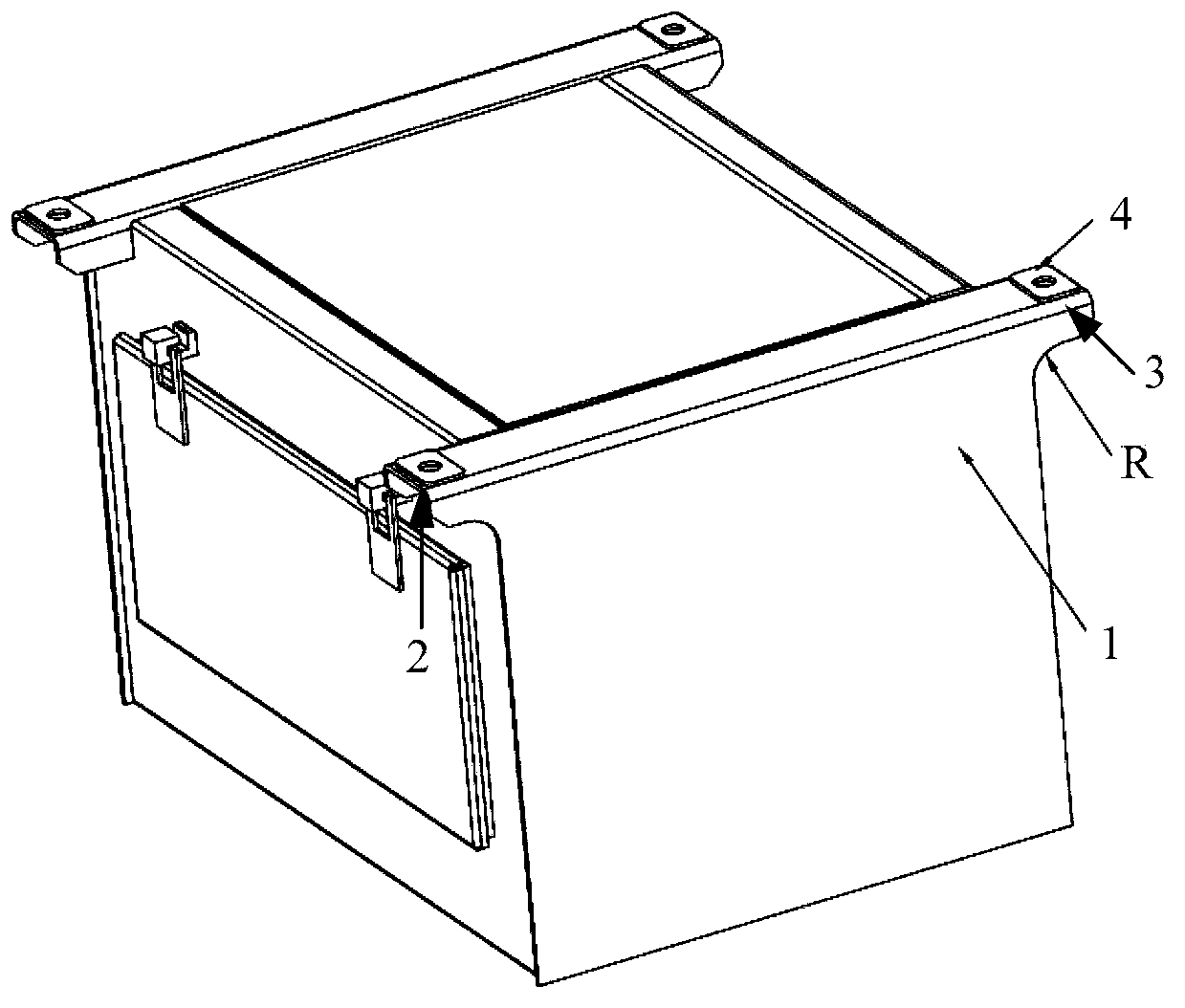 Cabinet used for converter, converter and rail vehicle