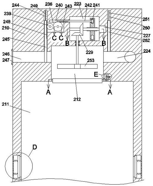 Power distribution cabinet for electric power engineering