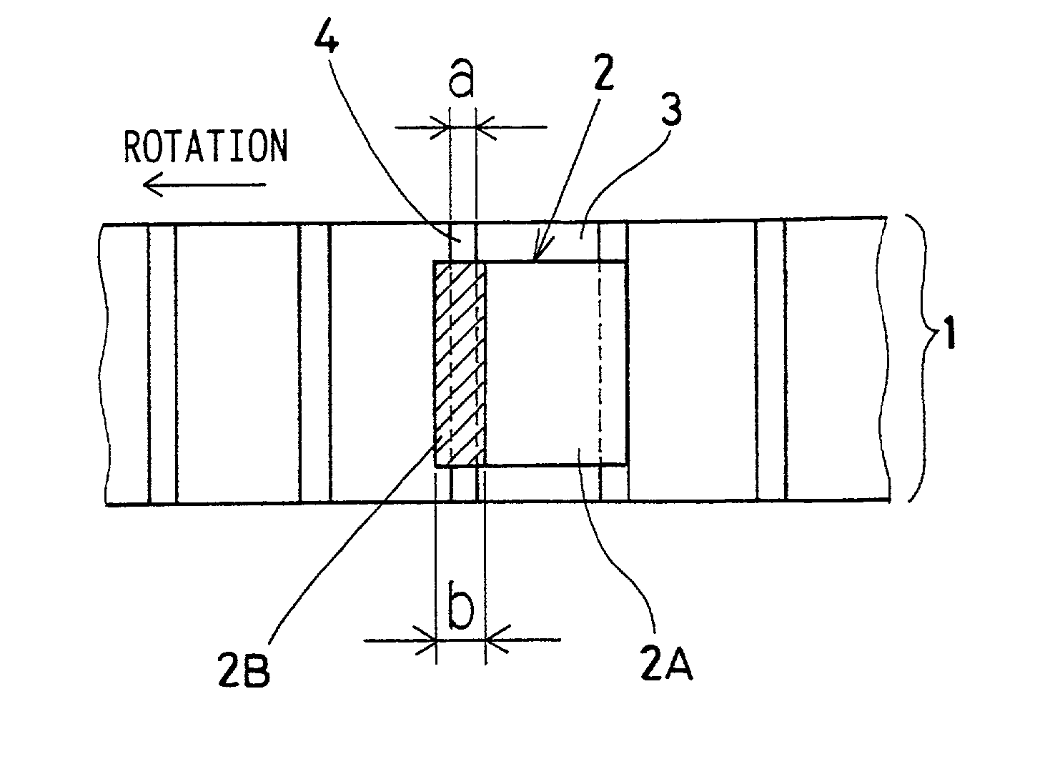 Rotary electric machine with stacked brush