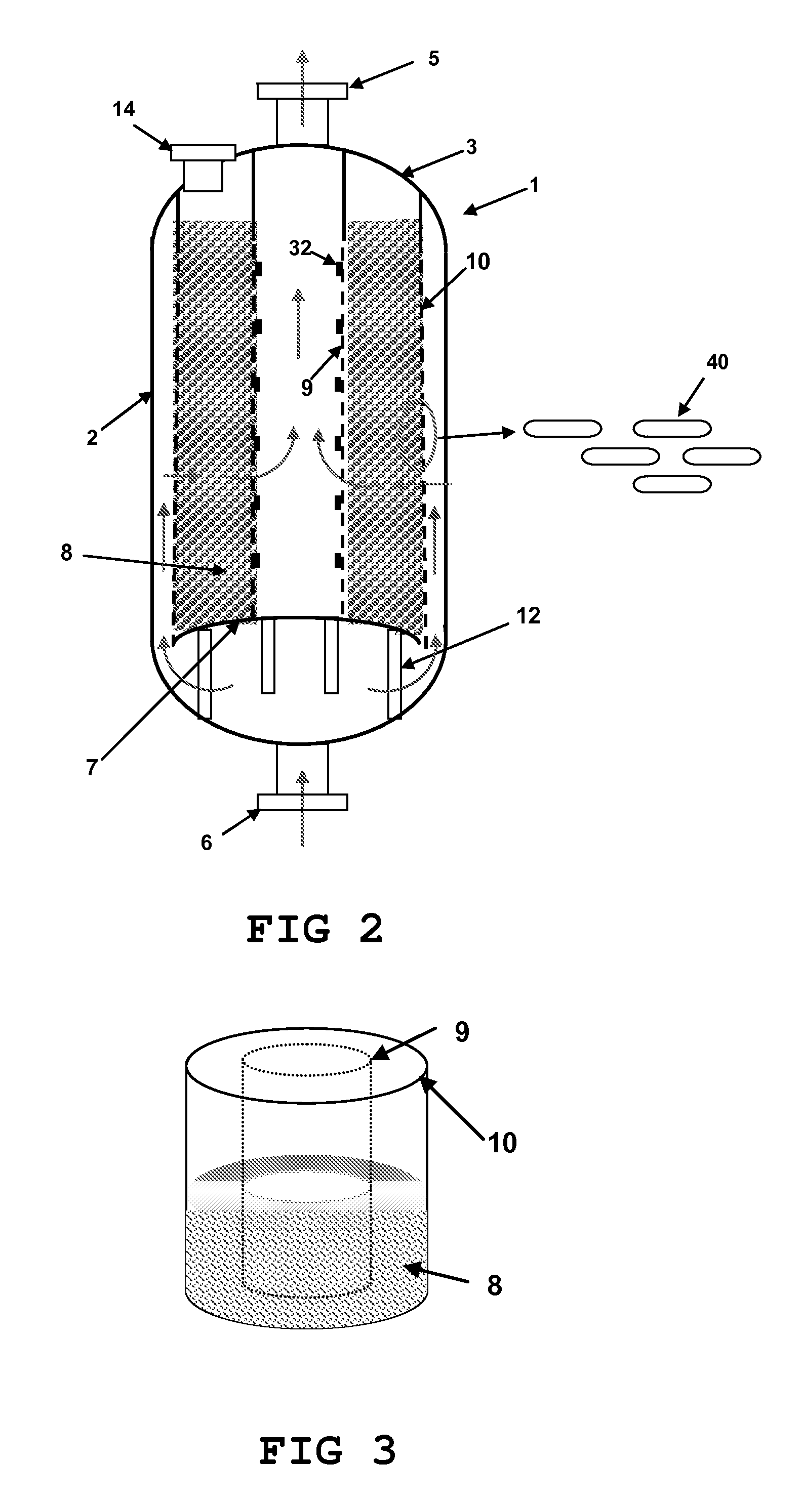 Radial flow reactor