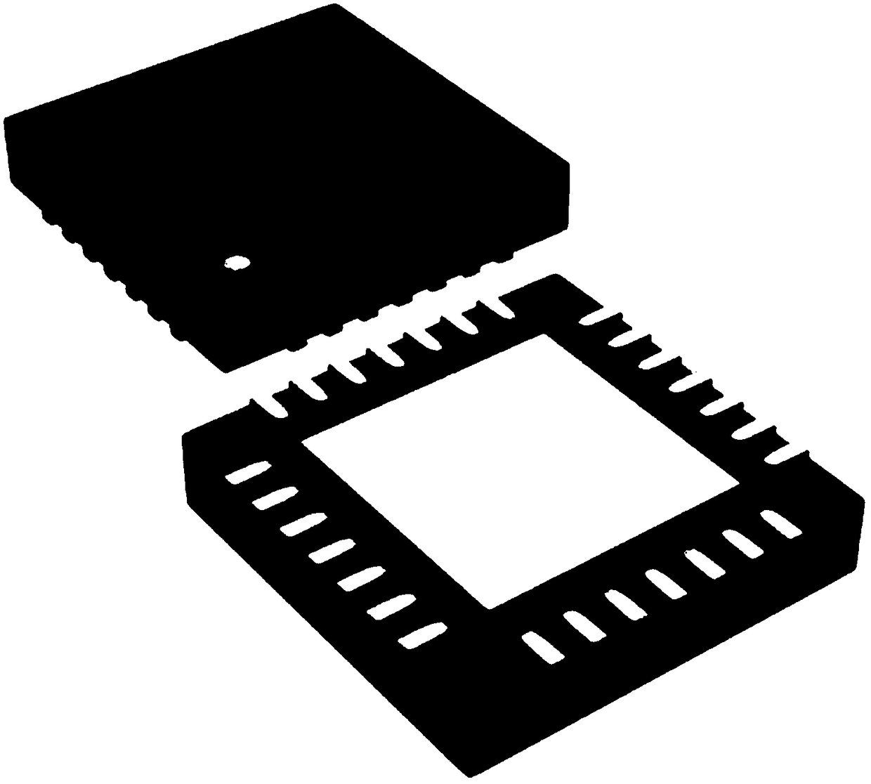 Method for enhancing welding effect of QFN package and QFN package