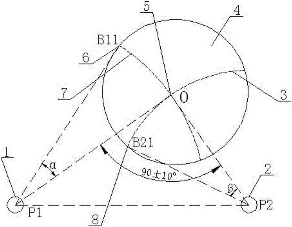 Method for improving target scoring precision in bow-and-arrow image scanning target scoring